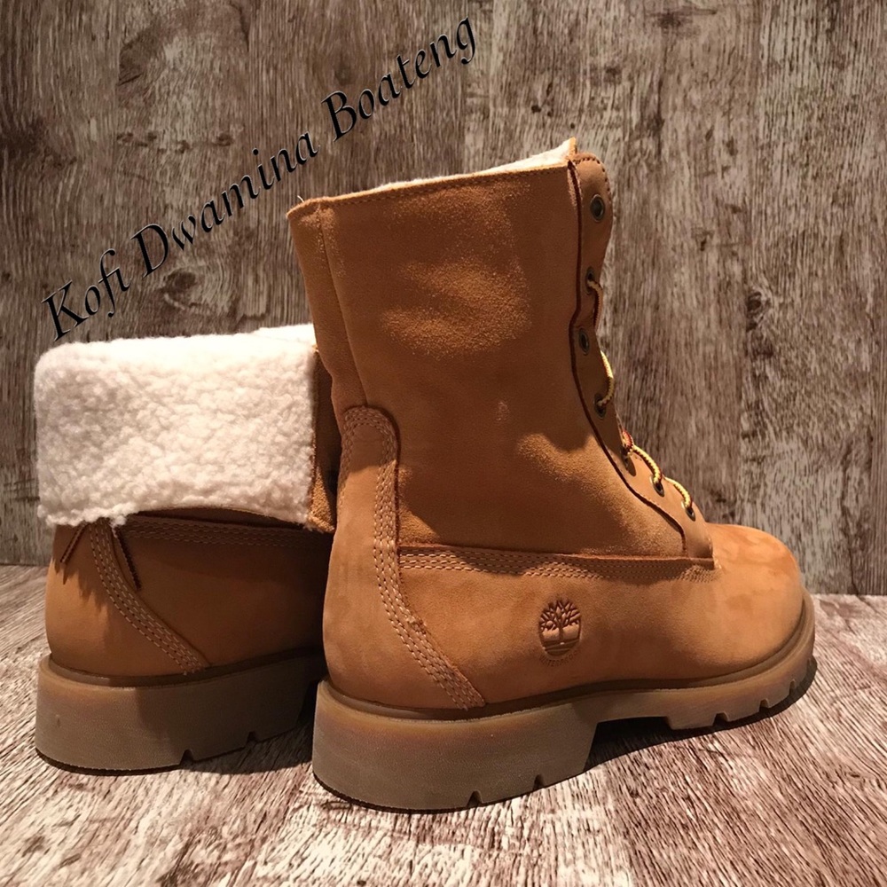 Timberland Linden Wood Fold-Down Teddy Fleec A1KGC - Picture 7 of 8